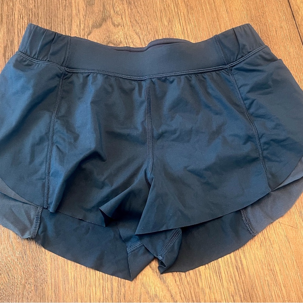 Lululemon Athletica Blue Athletic Shorts Lightweight Running Style